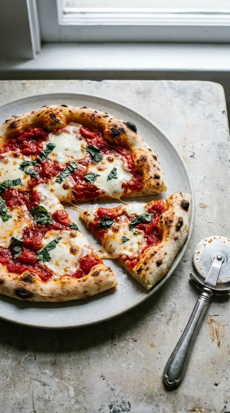 Pizza Margherita: Grilled Italian Flatbread