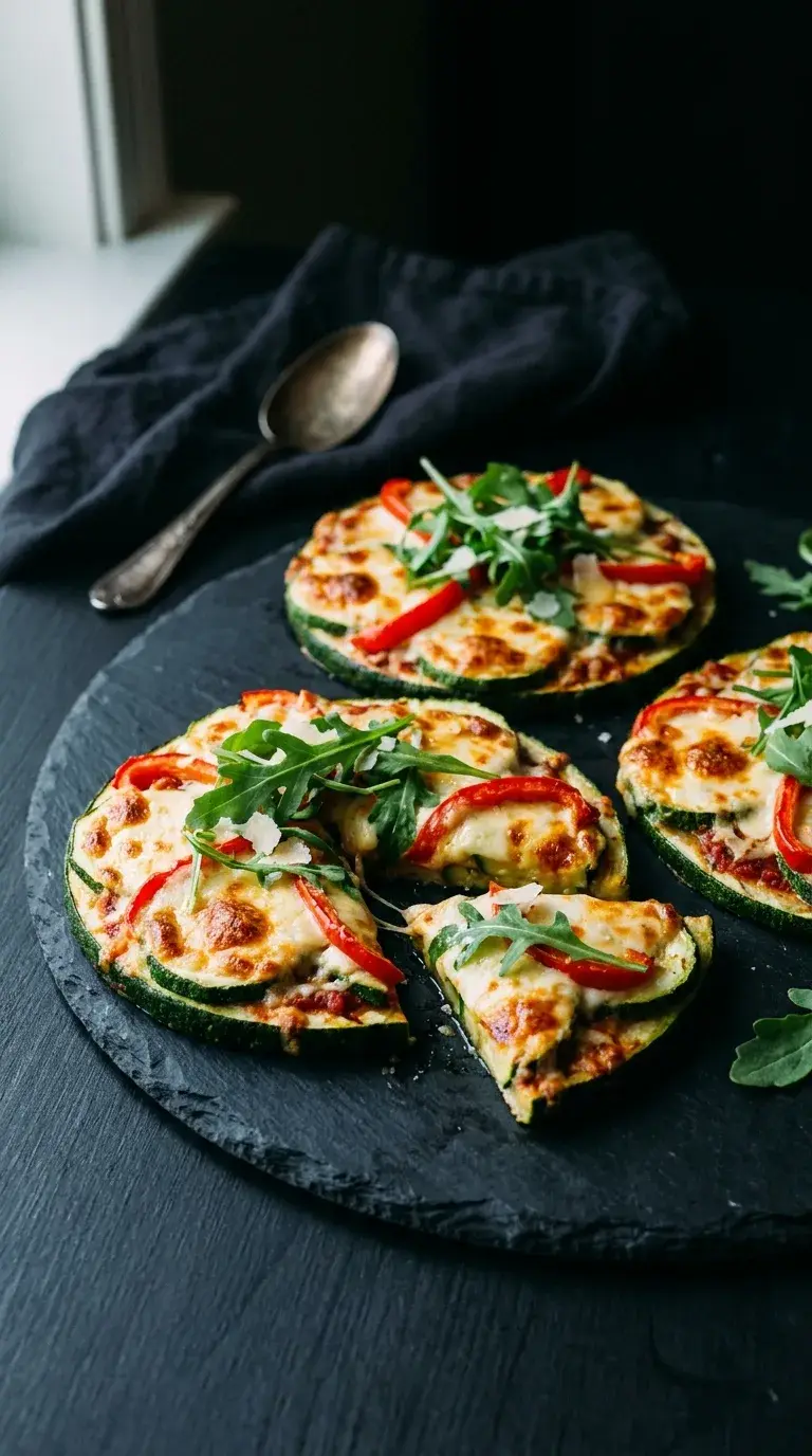 Grilled Zucchini Pizza: Italian Vegetable Rounds