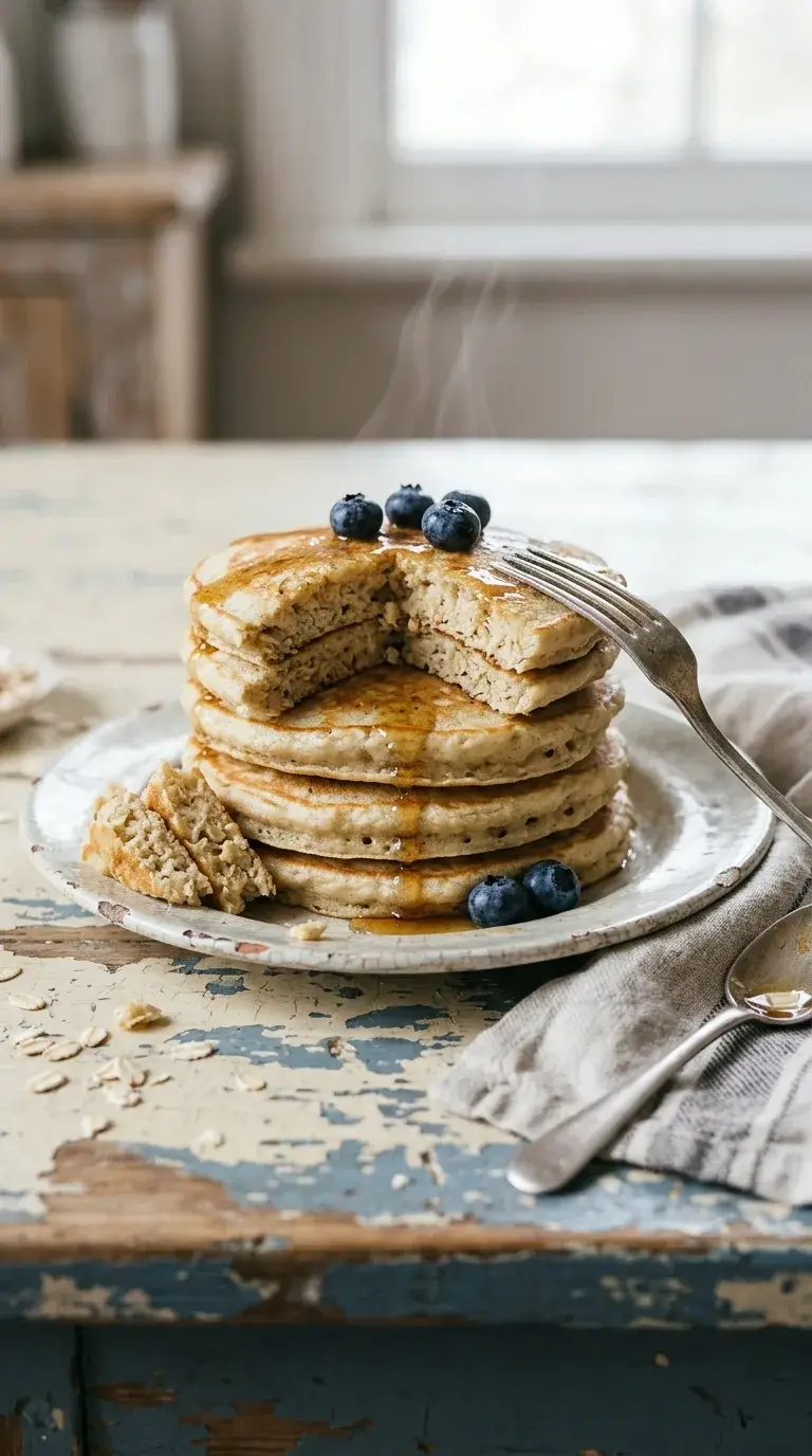 Oatmeal Pancakes: Fluffy Oat Breakfast Cakes