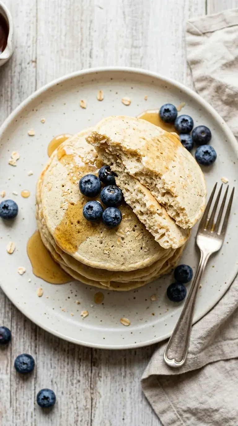 Eggless Oat Pancakes: Simple Halal Breakfast