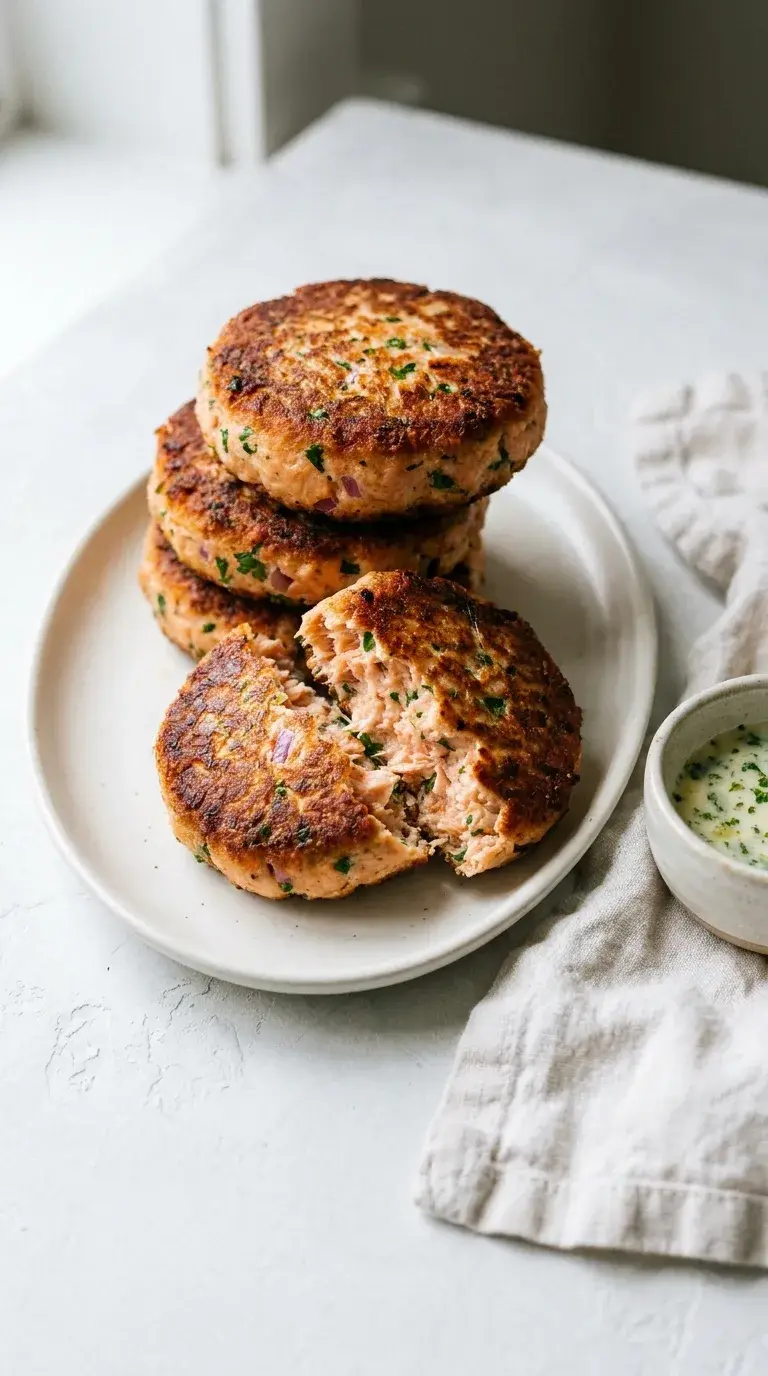 Salmon Patties: Crispy American Fish Cakes