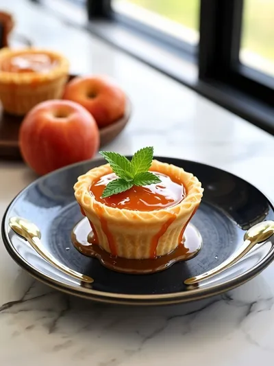 2-Ingredient Apple Pie Cups - cooking process