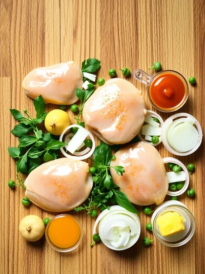 Alice Springs Chicken Recipe - ingredients preparation