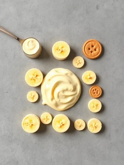 Classic Banana Pudding - ingredients preparation