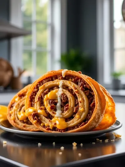 Beef Cheddar Ranch Pinwheels