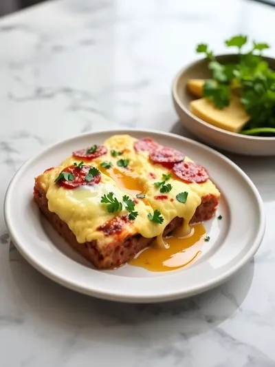 Beef Sausage and Egg Casserole – Easy Breakfast - ready to serve