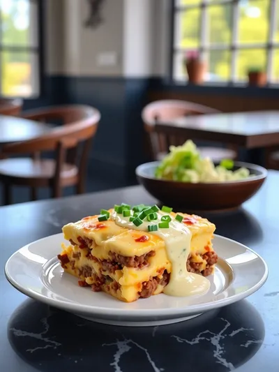 Beef Sausage Egg & Cheese Breakfast Casserole - ready to serve
