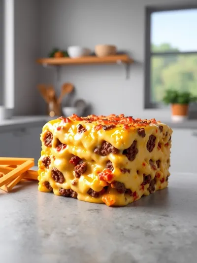 Beef Sausage Egg & Cheese Breakfast Casserole
