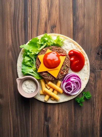 Big Mac Wraps – Easy Fast‑Food Style Wrap - ingredients preparation