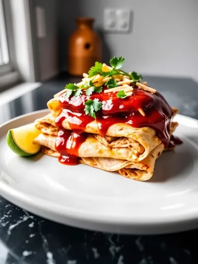 Breakfast Enchiladas – Easy Morning Delight - cooking process