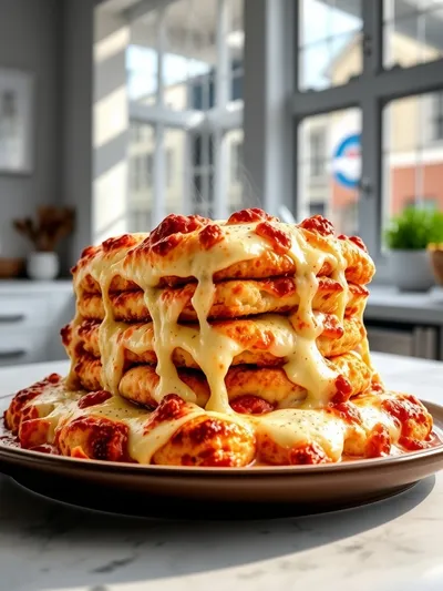 Bubble Up Biscuit Pizza Casserole
