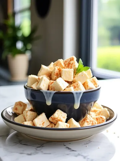 Cake Batter Puppy Chow Recipe - ready to serve