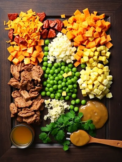 Cattle Drive Casserole – Easy Meal - ingredients preparation