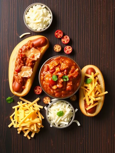 4-Ingredient Chili Cheese Dog Casserole - ingredients preparation