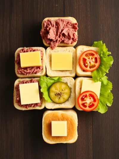 Chopped Cheese Sliders Recipe - ingredients preparation