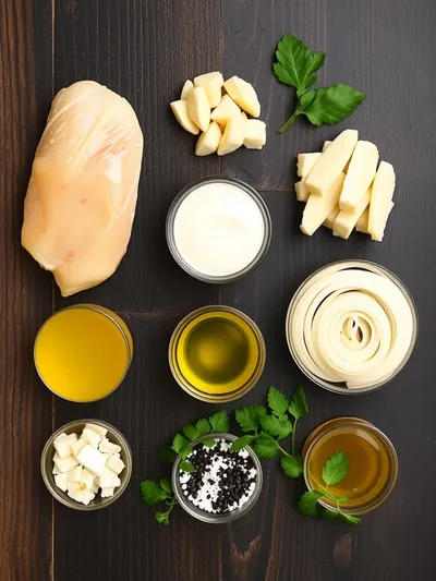 Creamy Banana Pepper Chicken Skillet – Quick & Easy Dinner - ingredients preparation
