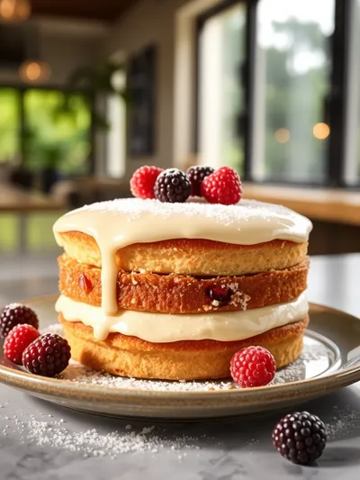 Do Nothing Cake – Simple No-Fuss Dessert - cooking process