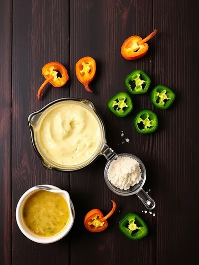 Fried Jalapeños – Crispy Bottle Caps - ingredients preparation