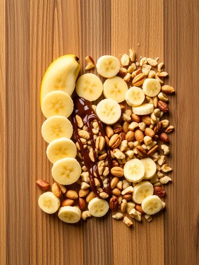 Frozen Banana Snacks Recipe - ingredients preparation