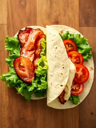 Grilled BLT Wraps: A Quick & Easy Lunch - ingredients preparation