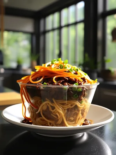 Korean Beef Noodles – Slow Cooker Comfort