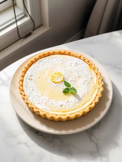Easy Lemon Cream Pie - cooking process