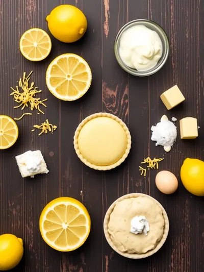 Easy Lemon Cream Pie - ingredients preparation