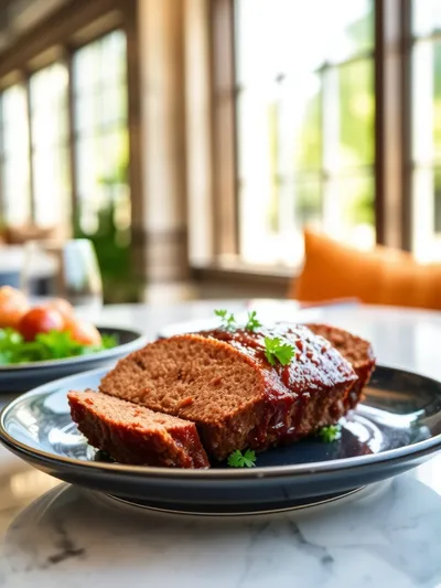 Best Meatloaf You'll Ever Make - ready to serve