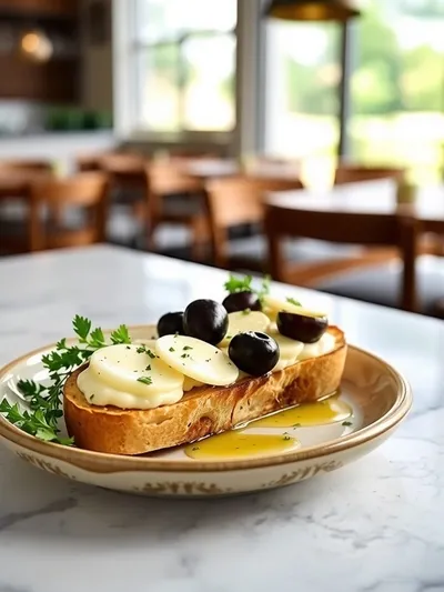 Easy Olive Cheese Bread Appetizer - cooking process