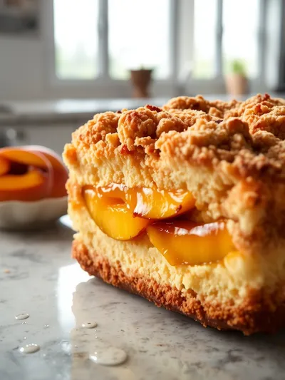 Peach Dump Cake – Easy Dessert Recipe