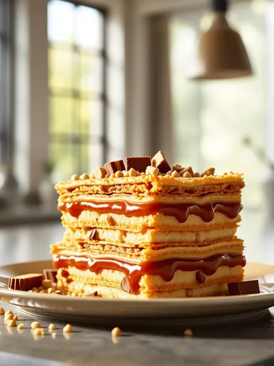 Peanut Butter Crunch Lasagna