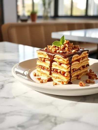 Peanut Butter Crunch Lasagna - cooking process