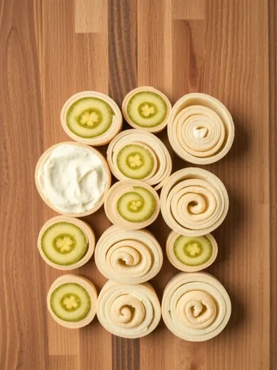 Pickle Dip Pinwheels – Easy Snack Recipe - ingredients preparation