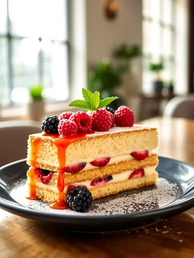 Preacher Cake Recipe – Classic Fruit‑Layered Dessert - ready to serve