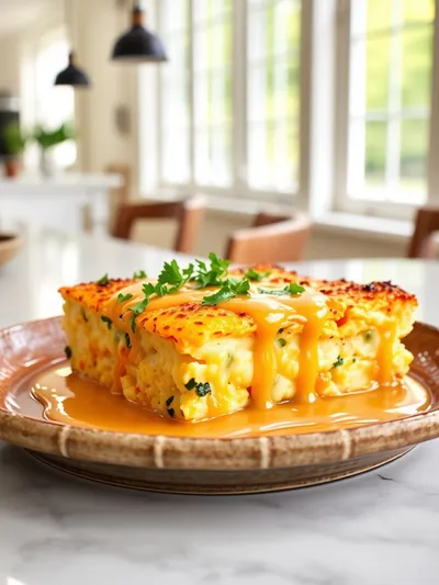 Southern Country Style Breakfast Casserole - ready to serve