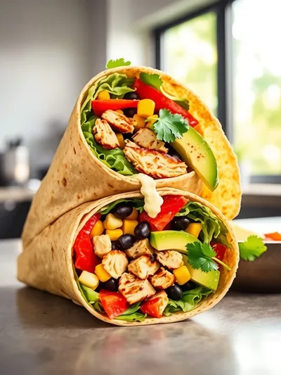 Southwest Chicken Wraps – Quick & Easy Lunch