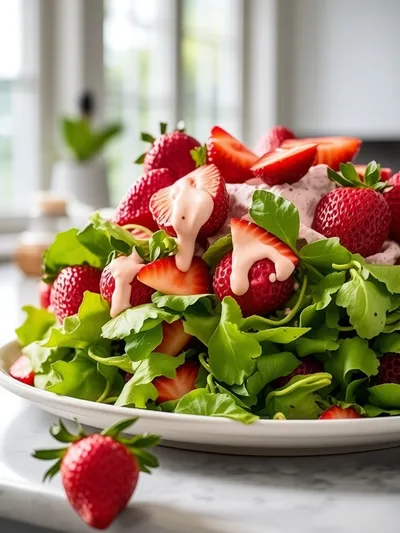 Strawberry Fluff Salad – Light & Refreshing Recipe