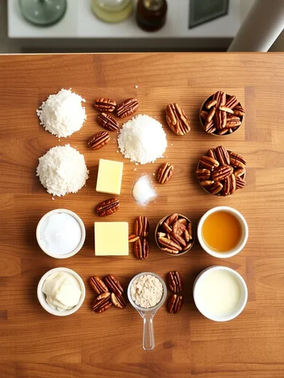 Sweet Alabama Pecanbread - ingredients preparation