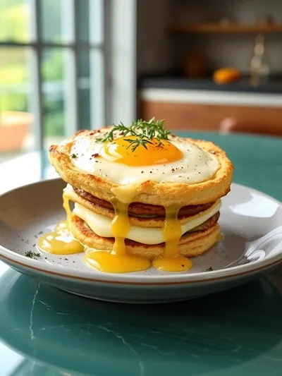 Turkey, Egg, and Cheese Biscuit Bake - ready to serve