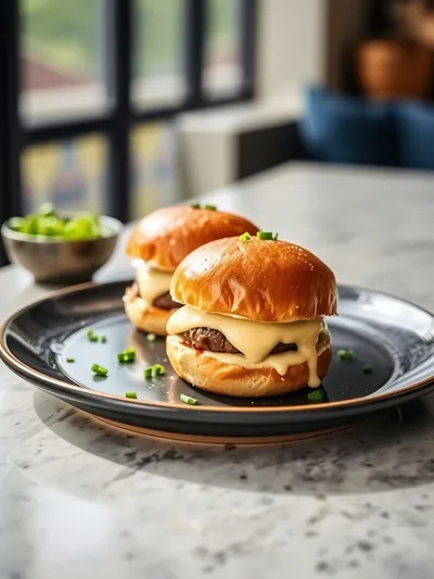 White Trash Sliders - ready to serve