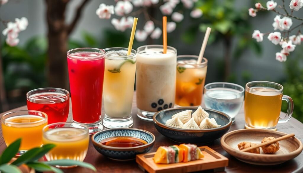 Asian beverages and pairings