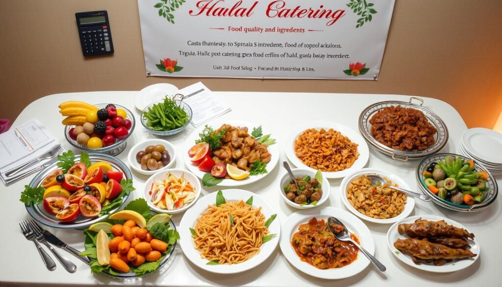 Cost considerations for halal catering