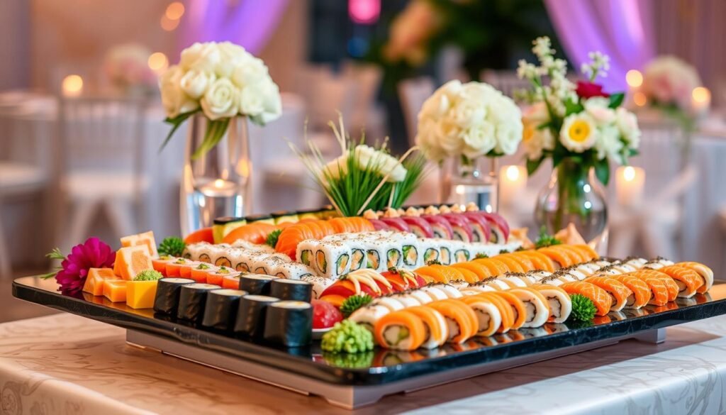 Sushi catering for weddings