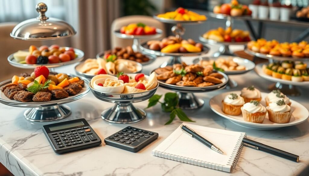 budgeting for catering options