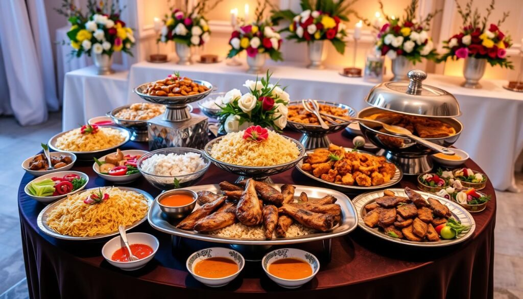 halal catering presentation