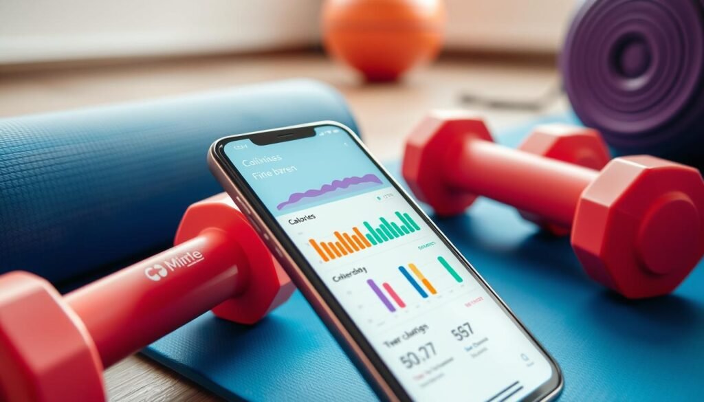 tracking progress with fitness apps